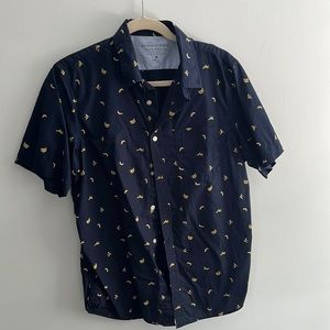 Banana republic short sleeve button down